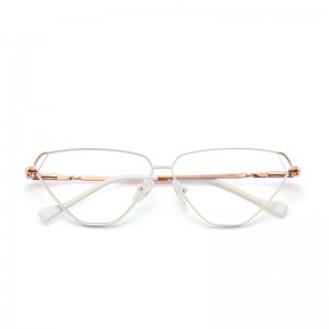 RUISEN’S Light Contrast Temple Metal Eyeglasses 3023