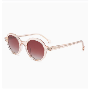 RUISEN’Acetate Sunglasses, Classic Round Rivet Frame, UV Protection & All-match for Outdoor Travel 8615