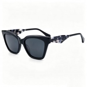 RUISEN’S  Mixed Material Cat Eye Acetate Sunglasses VG6001AFS