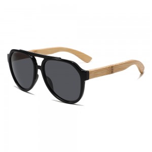 RUISEN’S New Fashion Square Frame Wooden Sunglasses RS-1071