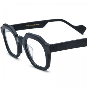 RUISEN’S Multi-Color Spliced Square Acetate Optical Frames 19389