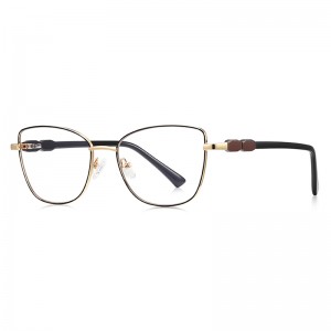 RUISEN’S Tortoise Pattern Splicing Temple Eyeglasses 3188