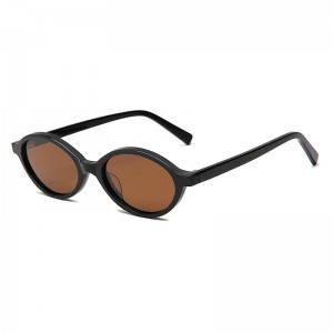 RUISEN’S New Arrival Retro Small Oval Frame Sunglasses, Premium Minimalist Acetate Shades with High-end Trendy Look  24SA080