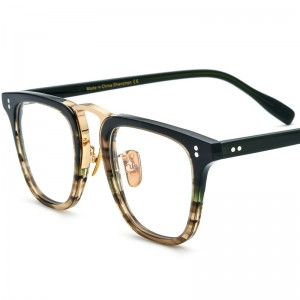 RUISEN’S Multi-Color Stylish Square Acetate Optical Frames Fashion Eyeglasses 19214