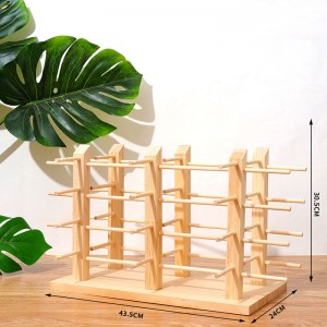 RUISEN’S  Detachable Log Multiple Sunglasses Display Rack 1526