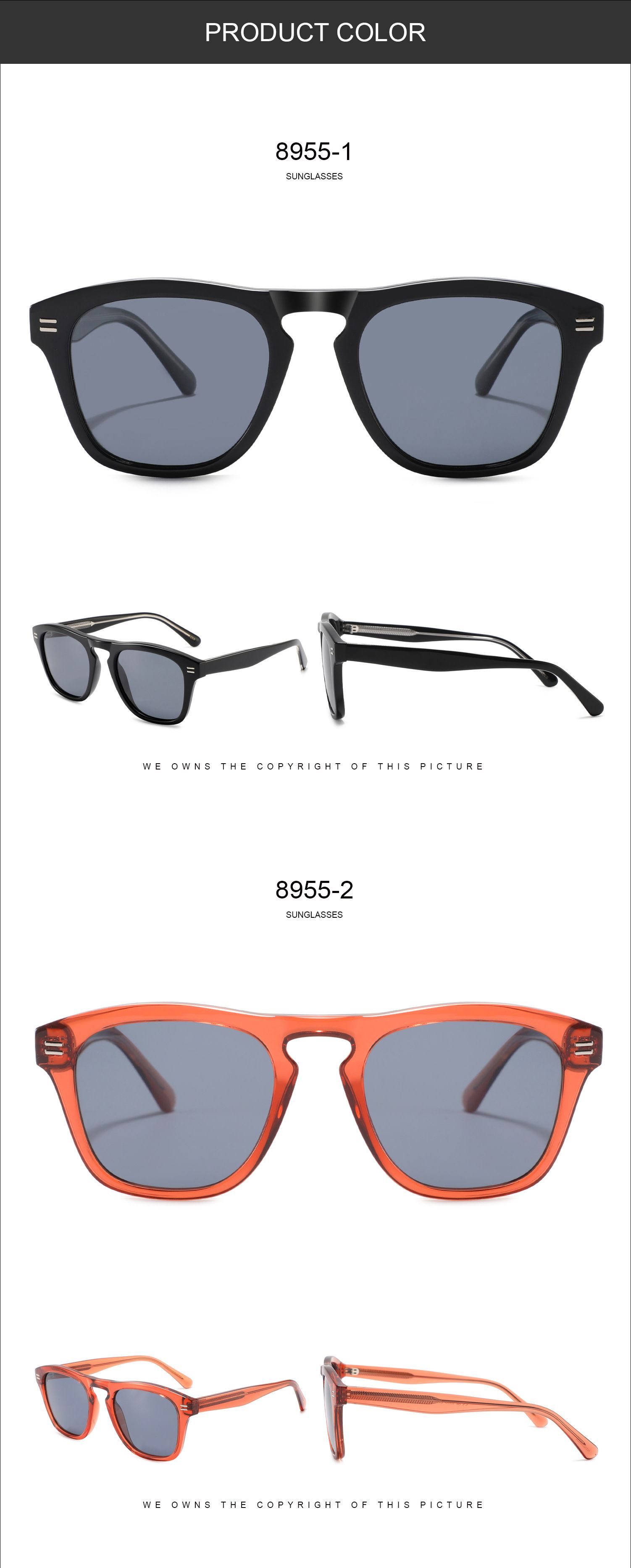 Square Eyeglasses Urban Glasses Street Leisure Trendy Everyday Wear