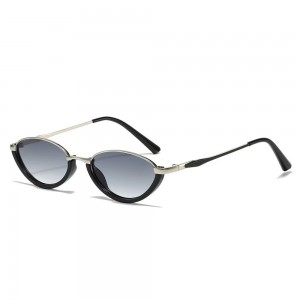 RUISEN’S Retro Wood Grain Oval Sunglasses – UV400, Unisex glasses 6201