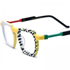 RUISEN’S New Multi-Color Square Acetate Eyeglass Frames Optical Glasses 19373
