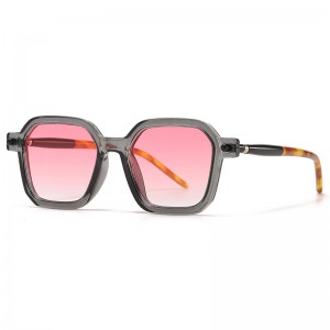 RUISEN’S Simple Square Sunglasses Fashion Flat Lens  86601