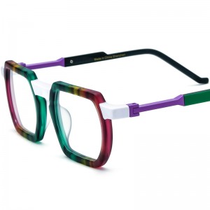 RUISEN’S New Multi-Color Square Acetate Eyeglass Frames Optical Glasses 19373