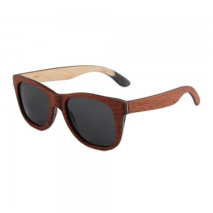 Kacamata UV400 Kayu Tanpa Bingkai Fashion Baru RUISEN RS-W3008