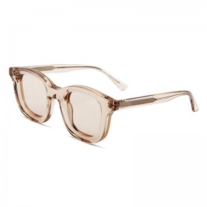 RUISEN’S Oval Jelly Color Thick Frame Fashion Acetate Sunglasses 23SA004