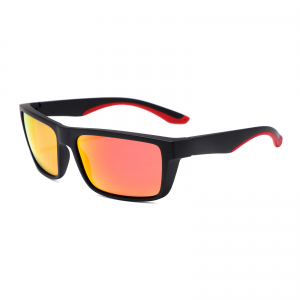 RUISEN’S Lightweight Polarized Square Sunglasses Men UV400 Anti-Glare Sun Glasses for Driving Fishing Beach Travel Outdoor Sports Eyewear 517