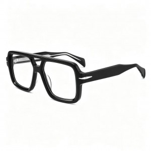 RUISEN’S Double Bridge Square Acetate Frames VG5019
