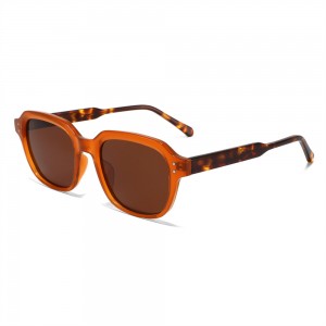 RUISEN’S Vintage Square Sun Glasses Tortoise & Transparent Multi Frame Gradient Lens UV Protection Fashion Shades8904