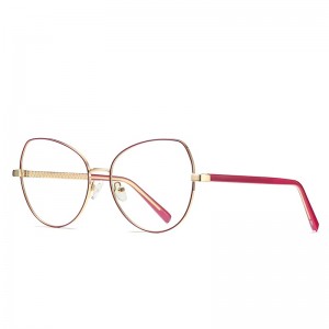 RUISEN’S Anti Blue Light Cat Eye Metal Eyeglasses 3001
