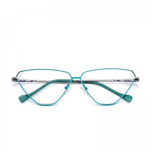 RUISEN’S Light Contrast Temple Metal Eyeglasses 3023