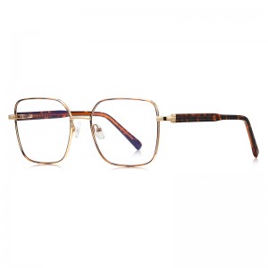 RUISEN’S Ultra Slim Wire Rounded Square Metal Eyeglasses 3190