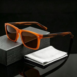 RUISEN’S Minimal Square Eyewear Fashion Glasses Office Street Leisure Daily Travel Versatile Casual Shades 8906