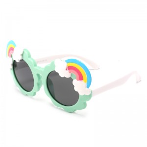 RUISEN’S Kids Cute Rainbow Sunglasses