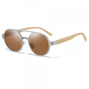 RUISEN’S New Fashion Square Frame Wooden Sunglasses RS-2801