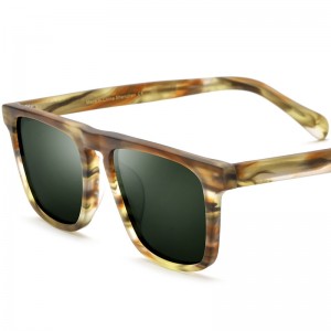 RUISEN'S Custom Frosted Plate Square Sonnenbrille 19283T