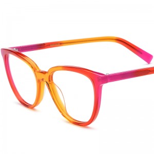 RUISEN'S Custom Patchwork Cat's Eye Plate Brille 19259