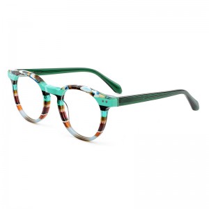 Montatura per occhiali da vista con montatura in acetato multicolore di alta qualità RUISEN FP2215