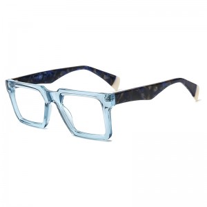 RUISEN’S New Style Leopard Box Candy Color Acetate Glasses Frame RD25005