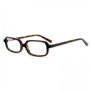RUISEN’S Trendy Narrow Square Retro Acetate Glasses Unisex & Stylish M002