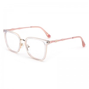 RUISEN’S Spring New Metal-Acetate Optical Glasses Oversized Trendy Frames	WPK8204