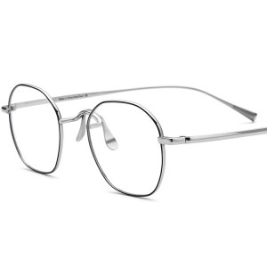 RUISEN’S Fashion Square Pure Titanium Myopia Frame Light Optical Eyeglasses For 185731
