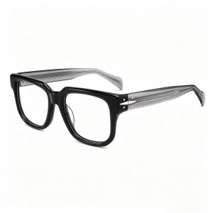 RUISEN’S Textured Vintage Oversized Square Acetate Eyeglasses VG5017