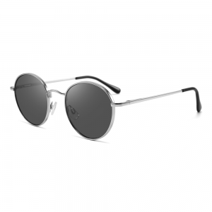 RUISEN’S Vintage Round Metal Polarized Sunglasses UV400 Retro Sun Glasses for Beach Travel Shopping Driving Outdoor 3732