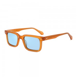 RUISEN’S Retro Thick Square PC Frame Sunglasses Multi Transparent Tortoise Gradient Lens UV400 Fashion Shades8630