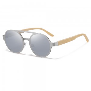 RUISEN’S New Fashion Square Frame Wooden Sunglasses RS-2801