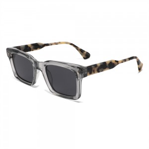 RUISEN’S Summer New Arrival Fashion Narrow-Frame Women’s TR Frame Acetate Temple Polarized Sunglasses 8922