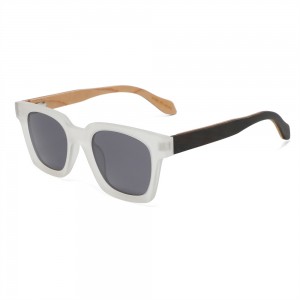RUISEN’S New Fashion Classic Square Wooden Sunglasses Polarized & Retro Style 1592