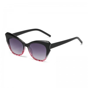 RUISEN’S Fashion Gradient Polarizer Cat Eye Sunglasses for Women 22017