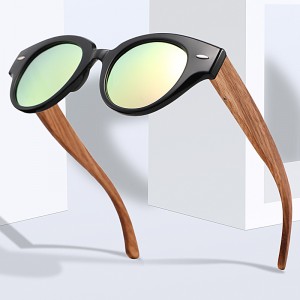 Kacamata UV400 Kayu Tanpa Bingkai Fashion Baru RUISEN RS-1545