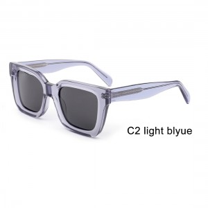 RUISEN’S New Square Polarized Sunglasses – Retro Thick Edge / Small Frame AT6025