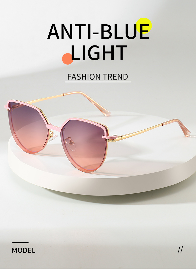 New Cat Eye Men's and Women's Clip Sunglasses