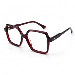 RUISEN’S Angular Wide Square Acetate Frames VG6008AF