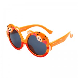 RUISEN’S UV Kids Sunglasses Cartoon Piggy Soft Silicone Cute 22030