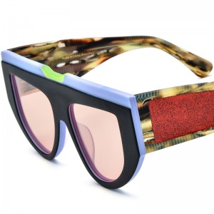 RUISEN’S Custom Plate Cat Eye Sunglasses 19367T
