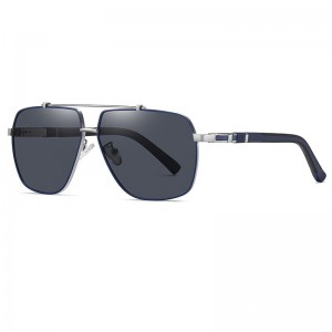 RUISEN Metal Large Frame Polarized Sunglasses 6321