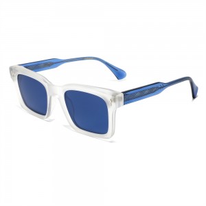 RUISEN’S Summer New Arrival Fashion Narrow-Frame Women’s TR Frame Acetate Temple Polarized Sunglasses 8922
