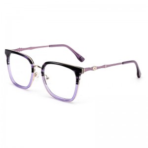RUISEN’S Spring New Metal-Acetate Optical Glasses Oversized Trendy Frames	WPK8204