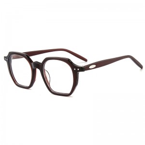 RUISEN’S New Style Trendy Polygonal Acetate Frames 88019