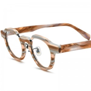 RUISEN’S New Mixed Material Cat Eye Acetate Eyeglass Frames Optical Glasses 19378